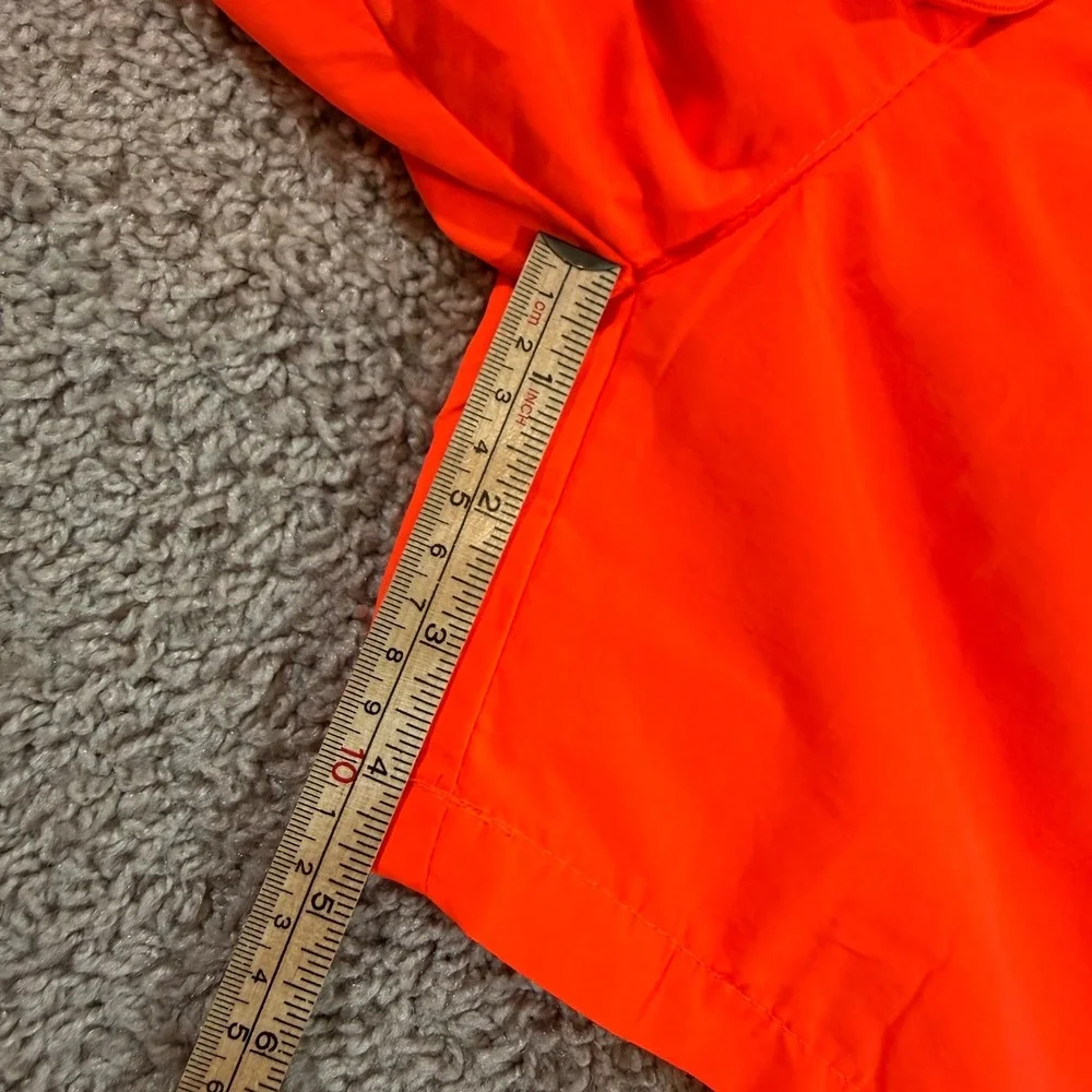 Armor Jeans Swim Trunks Mens Large Scarlet Neon Orange NEW AR-1006 Mesh Lined